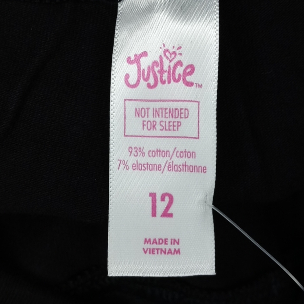 Justice Graphic Full Length Leggings Sz 12 - Picture 5 of 6